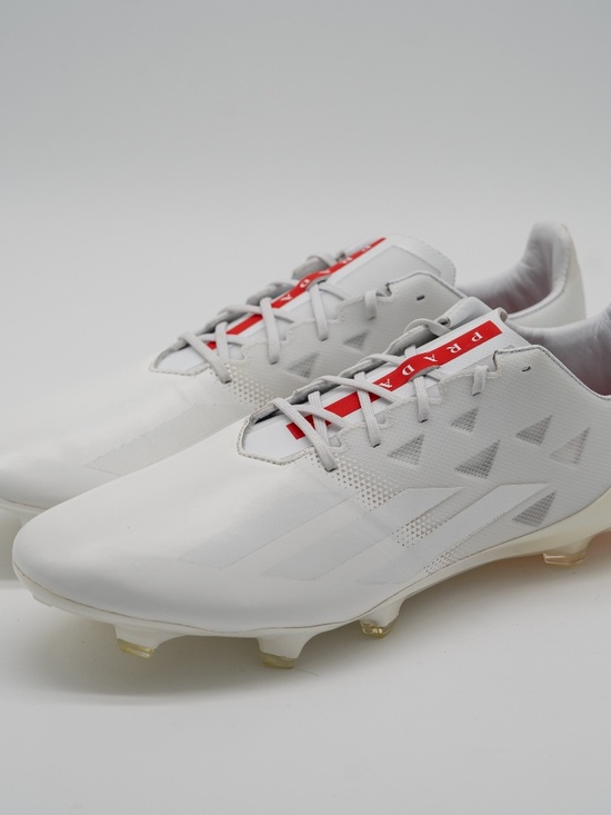 Adidas x Prada X Crazyfast Lux.1 FG Silver White Red IE3178 Men\'s Size 12 US main image 11
